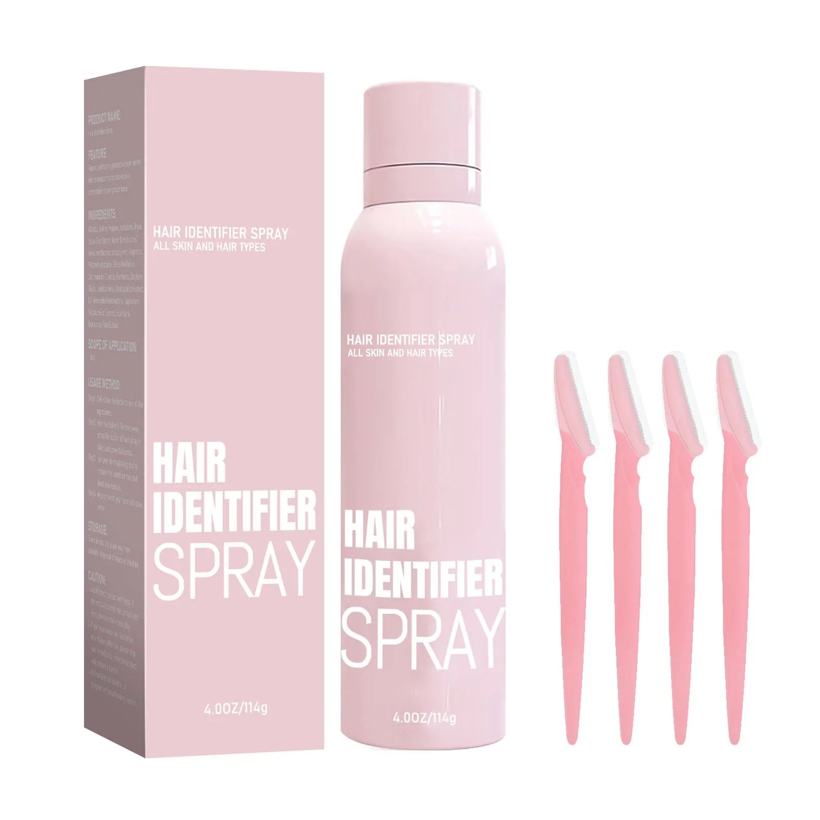 Hair Identifier Spray for Face Shaving